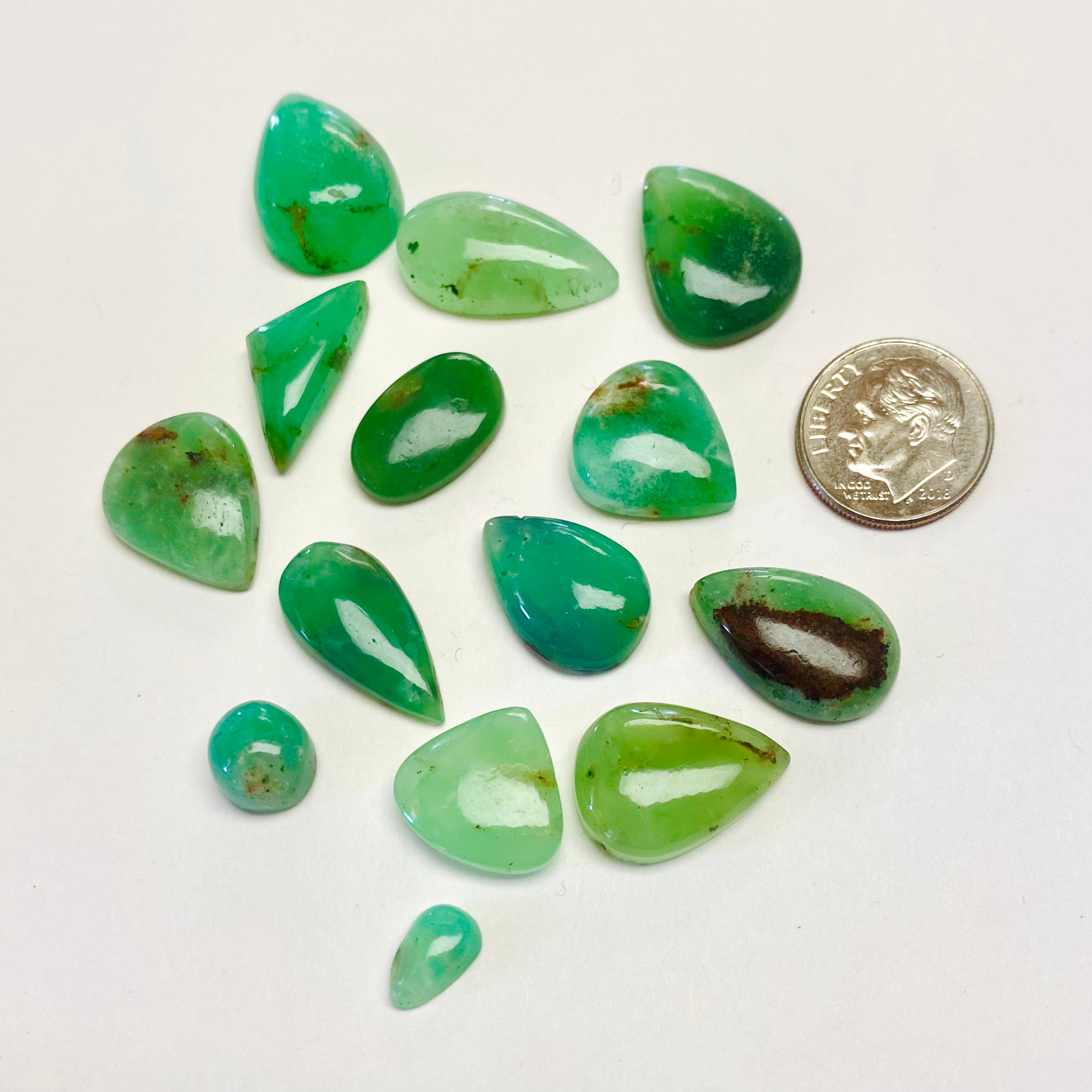 Chrysoprase Cabochons Mountain Mineral Market